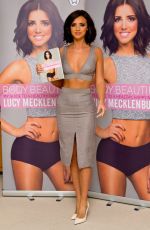 LUCY MECKLENBURGH at Be Body Beautiful Book Launch in London