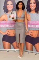 LUCY MECKLENBURGH at Be Body Beautiful Book Launch in London
