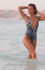 LUCY MECKLENBURGH in Swimsuit at a Beach in Dubai
