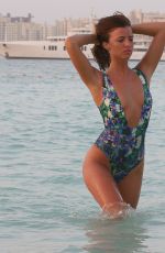 LUCY MECKLENBURGH in Swimsuit at a Beach in Dubai