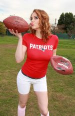 MAITLAN WARD - Super Bowl XLIX Photoshoot in Los Angeles