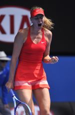MARIA SHARAPOVA at 2nd Round Match of Australian Open - 1/21/15