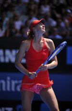 MARIA SHARAPOVA at 2nd Round Match of Australian Open - 1/21/15