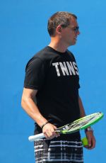 MARIA SHARAPOVA at Practice Session in Melbourne 2401