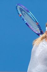 MARIA SHARAPOVA at Practice Session in Melbourne