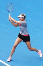 MARIA SHARAPOVA at Practice Session in Melbourne
