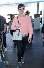 MARION COTILLAR at LAX Airport in Los Angeles 1601