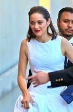 MARION COTILLARD Arrives at Jimmy Kimmel Live