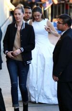 MARION COTILLARD Arrives at Jimmy Kimmel Live
