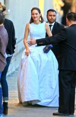 MARION COTILLARD Arrives at Jimmy Kimmel Live