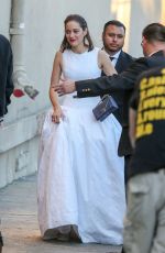 MARION COTILLARD Arrives at Jimmy Kimmel Live