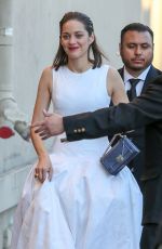 MARION COTILLARD Arrives at Jimmy Kimmel Live