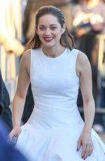 MARION COTILLARD Arrives at Jimmy Kimmel Live