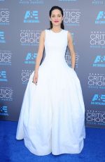 MARION COTILLARD at 2015 Critics Choice Movie Awards in Los Angeles