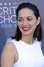 MARION COTILLARD at 2015 Critics Choice Movie Awards in Los Angeles