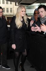 MEGHAN TRAINOR Leaves Radio One Studio