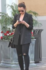 MENA SUVARI Out at the Grove in West Hollywood