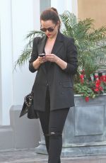 MENA SUVARI Out at the Grove in West Hollywood