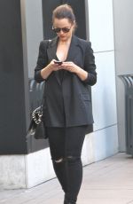 MENA SUVARI Out at the Grove in West Hollywood