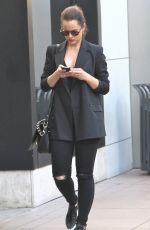MENA SUVARI Out at the Grove in West Hollywood