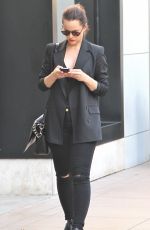 MENA SUVARI Out at the Grove in West Hollywood