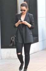 MENA SUVARI Out at the Grove in West Hollywood