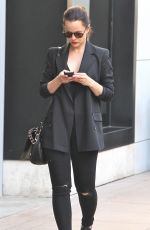 MENA SUVARI Out at the Grove in West Hollywood