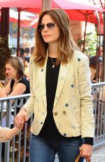 MICHELLE MONAGHAN Out at The Grove in Los Angeles