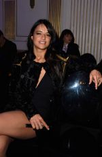 MICHELLE RODRIGUEZ at Versace Fashion Show in Paris