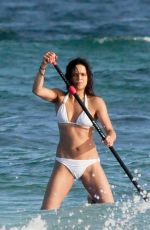 MICHELLE RODRIGUEZ in White Bikini in Mexico