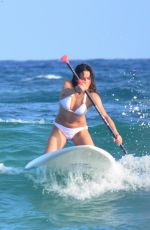 MICHELLE RODRIGUEZ in White Bikini in Mexico
