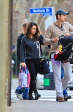 MILA KUNIS and ASHTON KUTCHER Out for Dinner in Los Angeles