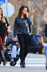 MILA KUNIS and ASHTON KUTCHER Out for Dinner in Los Angeles