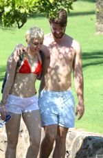 MILEY CYRUS and Patrick Schwarzenegger on Vacation in Hawaii