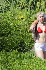 MILEY CYRUS and Patrick Schwarzenegger on Vacation in Hawaii