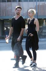 MILEY CYRUS and Patrick Schwarzenegger Out for Lunch in Sherman Oaks