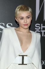 MILEY CYRUS at W Magazine Shooting Stars Exhibit Opening in Los Angeles