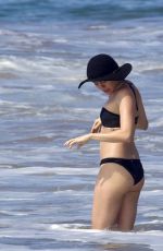 MILEY CYRUS in Bikini and Patrick Schwarzenegger on the Beach in Hawaii 2101