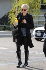 MILEY CYRUS Out and About in Studio City 1601