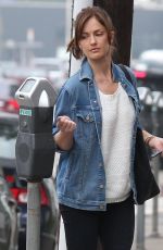 MINKA KELLY Arrives at an Office in West Hollywood 2001