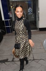 MYLEENE KLASS Arrives at Capital Radio Studios in London 1601