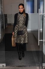MYLEENE KLASS Arrives at Capital Radio Studios in London 1601