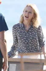 NAOMI WATTS at a Photoshoot on the Beach in Malibu
