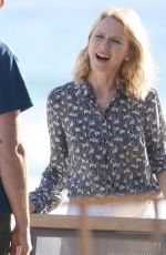 NAOMI WATTS at a Photoshoot on the Beach in Malibu