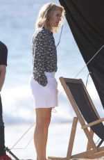 NAOMI WATTS at a Photoshoot on the Beach in Malibu