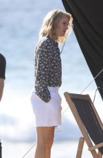 NAOMI WATTS at a Photoshoot on the Beach in Malibu