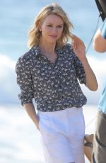 NAOMI WATTS at a Photoshoot on the Beach in Malibu