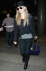 NATALIE DORMER Arrives at Los Angeles International Airport 2201