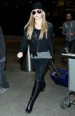 NATALIE DORMER Arrives at Los Angeles International Airport 2201