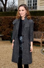 NATALIE PORTMAN at Christian Dior Fashion Show in Paris